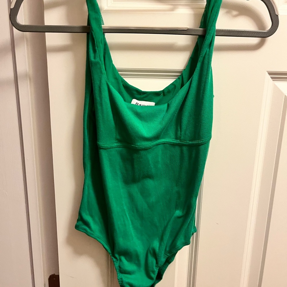 Princess Polly, green tank top, Bodysuit